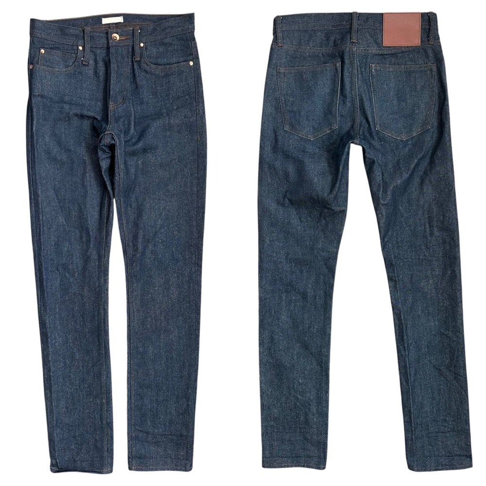 Unbranded Brand UB101 Skinny 14.5 oz Selvedge Raw Indigo Denim Jeans Size 29
